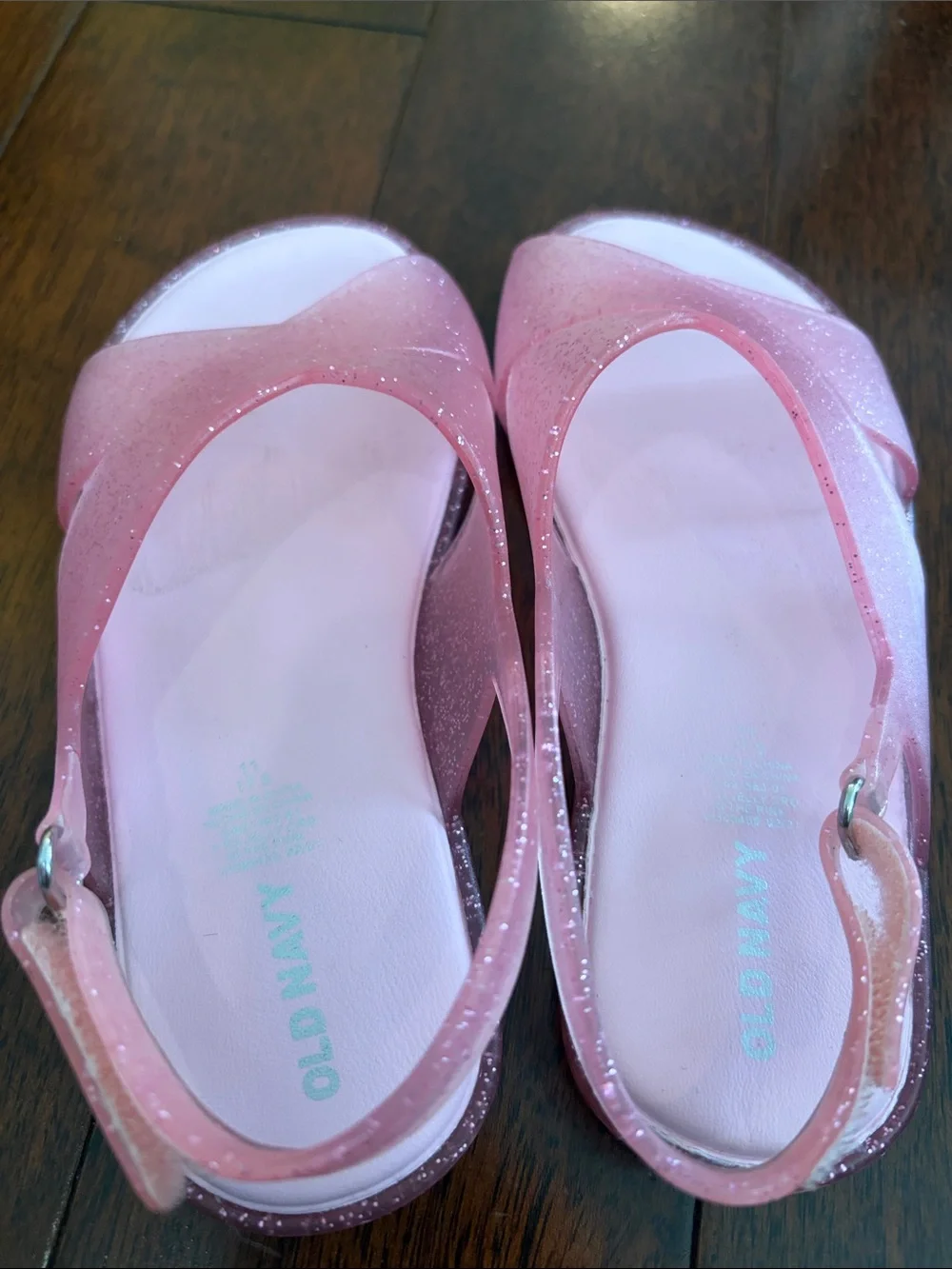 Old Navy Sparkly Pink Slingback Sandals for Kids